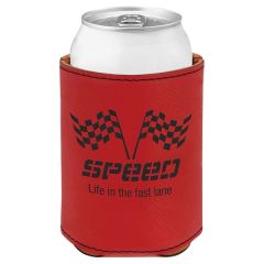 3 3/4 Inch Laserable Leatherette Beverage Holder
