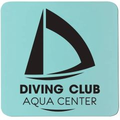 3 3/4 Inch Square Silicone Coasters