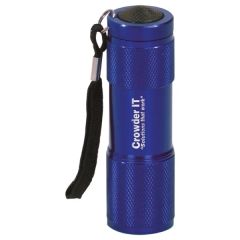3 3/8 Inch 9-LED Flashlight With Strap