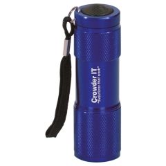 3 3/8 Inch 9-LED Laserable Flashlight With Strap