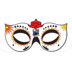 3-4/5 Inch H X 8 Inch W Custom Paper-Stock Masks W/ Elastic