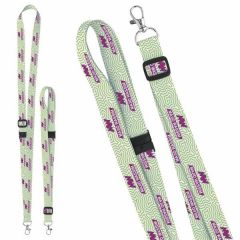 3/4 Adjustable Polyester 4 Color Lanyard
