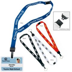 3/4-Inch Breakaway Lanyard With Key Ring