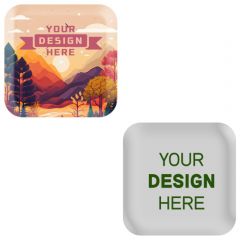 3/4 Inch  Square Domed Decal Full Color