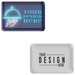 3/4 Inch  X 1 1/8 Inch  Rectangle Domed Decal Full Color