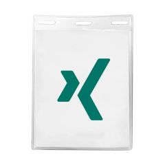 3 5/16 Inch X 4 1/4 Inch Printed Vertical Vinyl Pouch