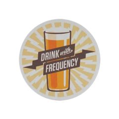 3.5 Inch Round 80pt Heavyweight Full Color Pulp Board Coaster