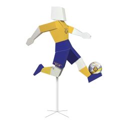 3-D Soccer Player Pole Topper