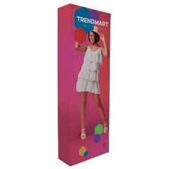3 Ft Straight Splash Floor Display Wrap Kit Poly Knit