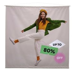 3 Ft W X 3 Ft H Hanging Banner