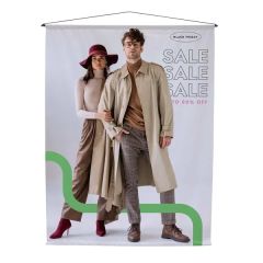 3 Ft W X 4 Ft H Hanging Banner