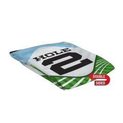 3 Ft W X 5 Ft H Sunrise Lawn Double-Sided Sign Graphic