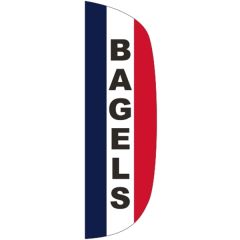 3 Ft X 10 Ft Message Flutter Flag - Bagels