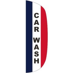 3 Ft X 10 Ft Message Flutter Flag - Carwash