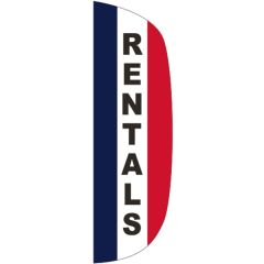 3 Ft X 10 Ft Message Flutter Flag - Rentals