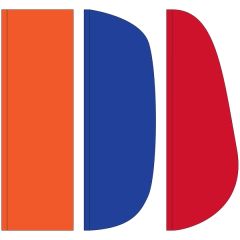 3 Ft X 10 Ft Solid Color Feather Flags