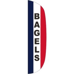 3 Ft X 12 Ft Message Flutter Flag - Bagels