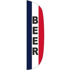 3 Ft X 12 Ft Message Flutter Flag - Beer