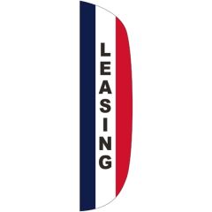 3 Ft X 12 Ft Message Flutter Flag - Leasing