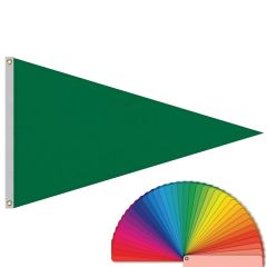 3 Ft X 5 Ft Solid Color Pennants With Heading & Grommets