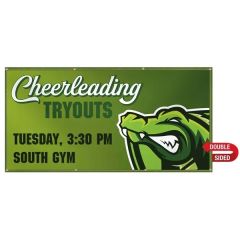 3 Ft X 6 Ft 13 Oz Smooth Vinyl Banner Double-Sided