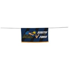 3 Ft X 6 Ft Parade Banner Straight Bottom Kit W/Gold Fringe