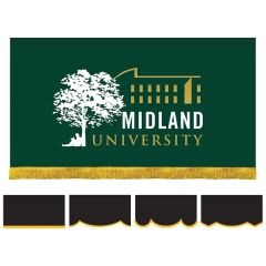 3 Ft X 6 Ft Parade Lead Banner With Fringe