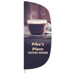 3 Ft X 8 Ft Custom Single Reverse Flutter Flag