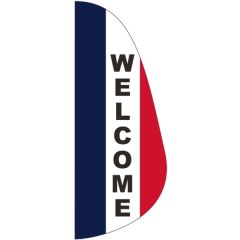 3 Ft X 8 Ft Message Feather Flag - Welcome