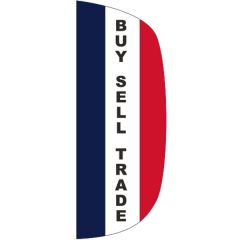 3 Ft X 8 Ft Message Flutter Flag - Buy, Sell, Trade