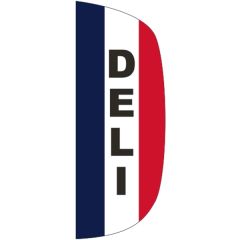 3 Ft X 8 Ft Message Flutter Flag - Deli