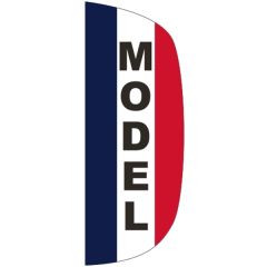 3 Ft X 8 Ft Message Flutter Flag - Model