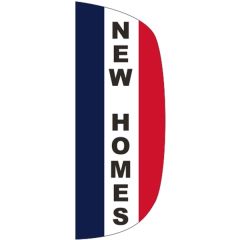 3 Ft X 8 Ft Message Flutter Flag - New Homes
