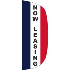3 Ft X 8 Ft Message Flutter Flag - Now Leasing