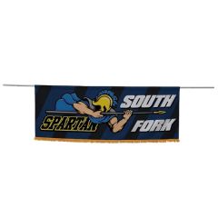 3 Ft X 8 Ft Parade Banner Straight Bottom Kit W/Gold Fringe