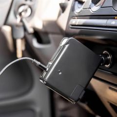 3-In-1 Car & Wall Charger With 2600 mAh Power Bank & Dual USB