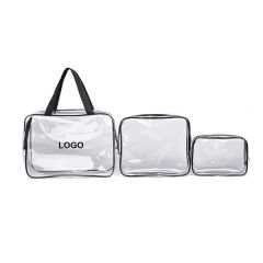 3 In 1 Clear Travel Cosmetic Makeup Bags