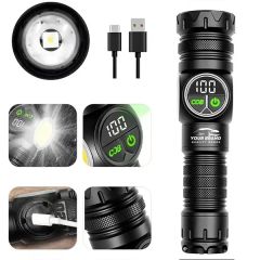 3 In 1 Rechargeable Flashlight Lumens Outdoor Strong Light