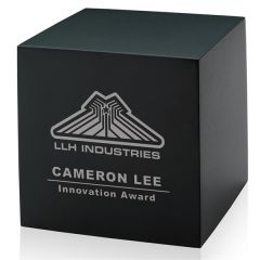 3 Inch  Cube Black Base