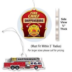 3 Inch Custom Shaped Ornaments