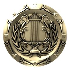 3 Inch Music Medal