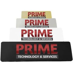 3 Inch  X 1 Inch  Metal Name Badge