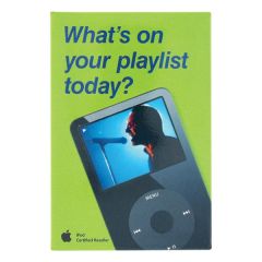 3 Inch  X 2 Inch  Rectangle Button W/Safety Pin