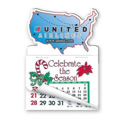 3 Inch  X 4 1/4 Inch  Calendar Pad Magnet Us Shape