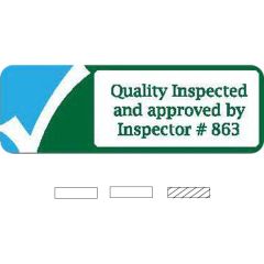 3 Inch X 5 Inch Die Cut White Gloss Repositionable Label