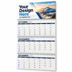 3 Month To A View Wall Calendar