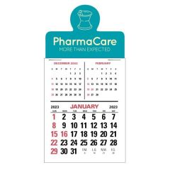 3-Month Vertical Calendar (12-Month)