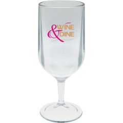 3 Oz Plastic Stemmed Wine Sampler Glass