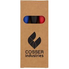 3-Piece Recycled Dry Erase Marker Set