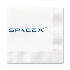 3-Ply White Dinner Napkin - 1/4 Fold - High Line